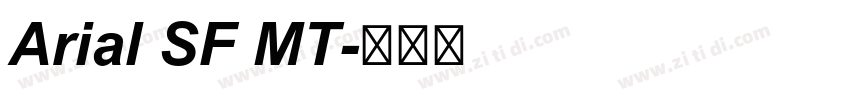 Arial SF MT字体转换